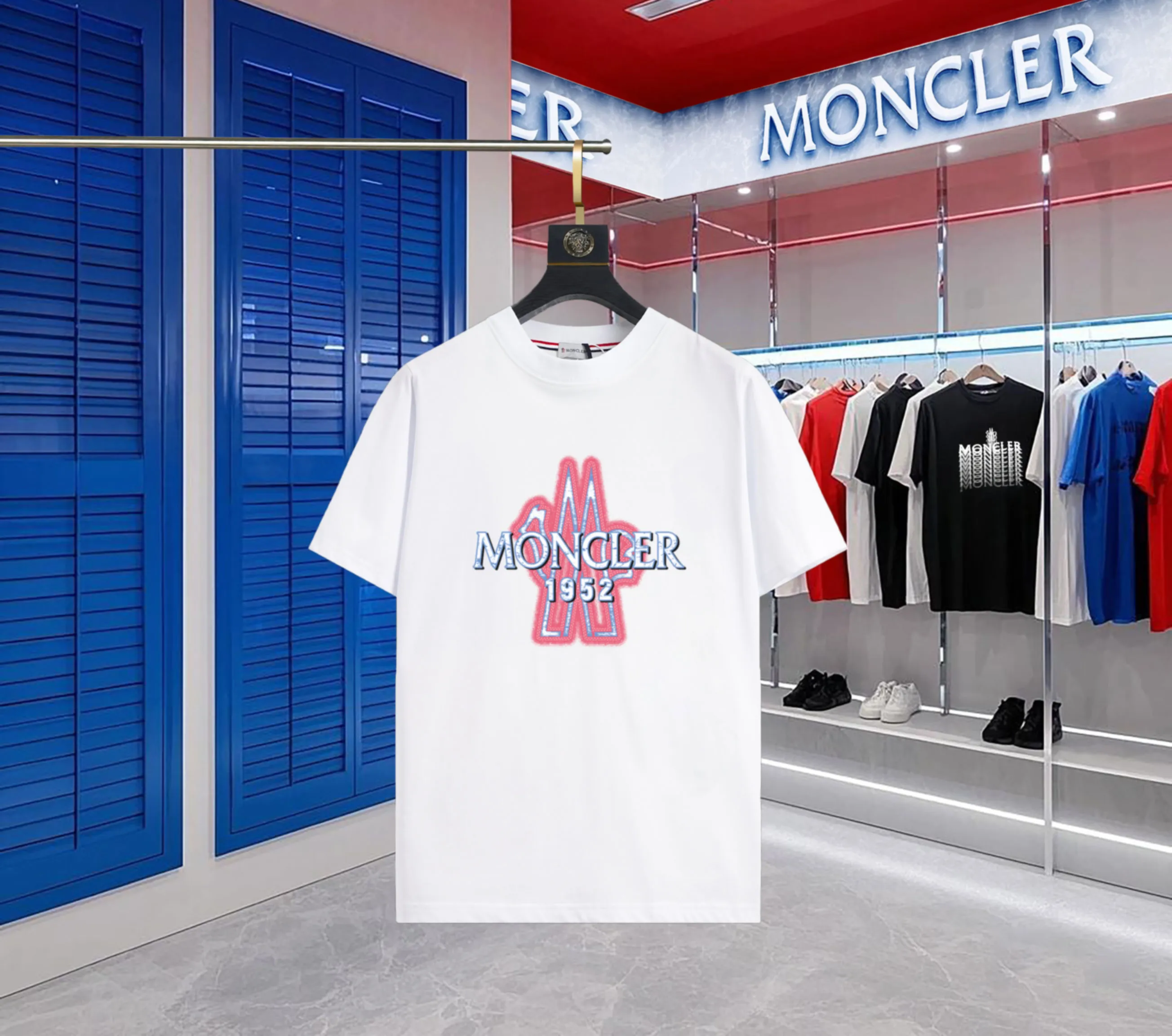 P80💰《Moncler~ 》 2026New Arrival Quality T ， , Versatile Quality ！ ‼ 32 250G ‼ ， ， ， ， T 🤪 Sizes：S-M-L-XL-2XL ：Black，White， Same Style
